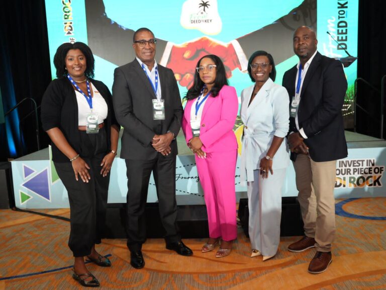 Panel of speakers together on stage